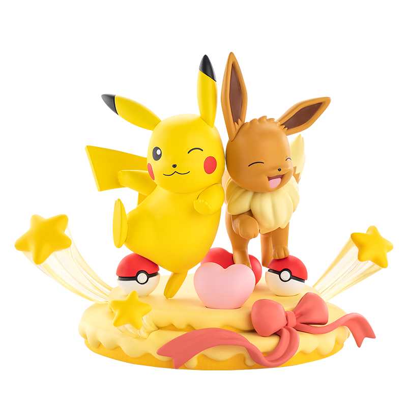 Eevee and Pikachu Prime Figure
