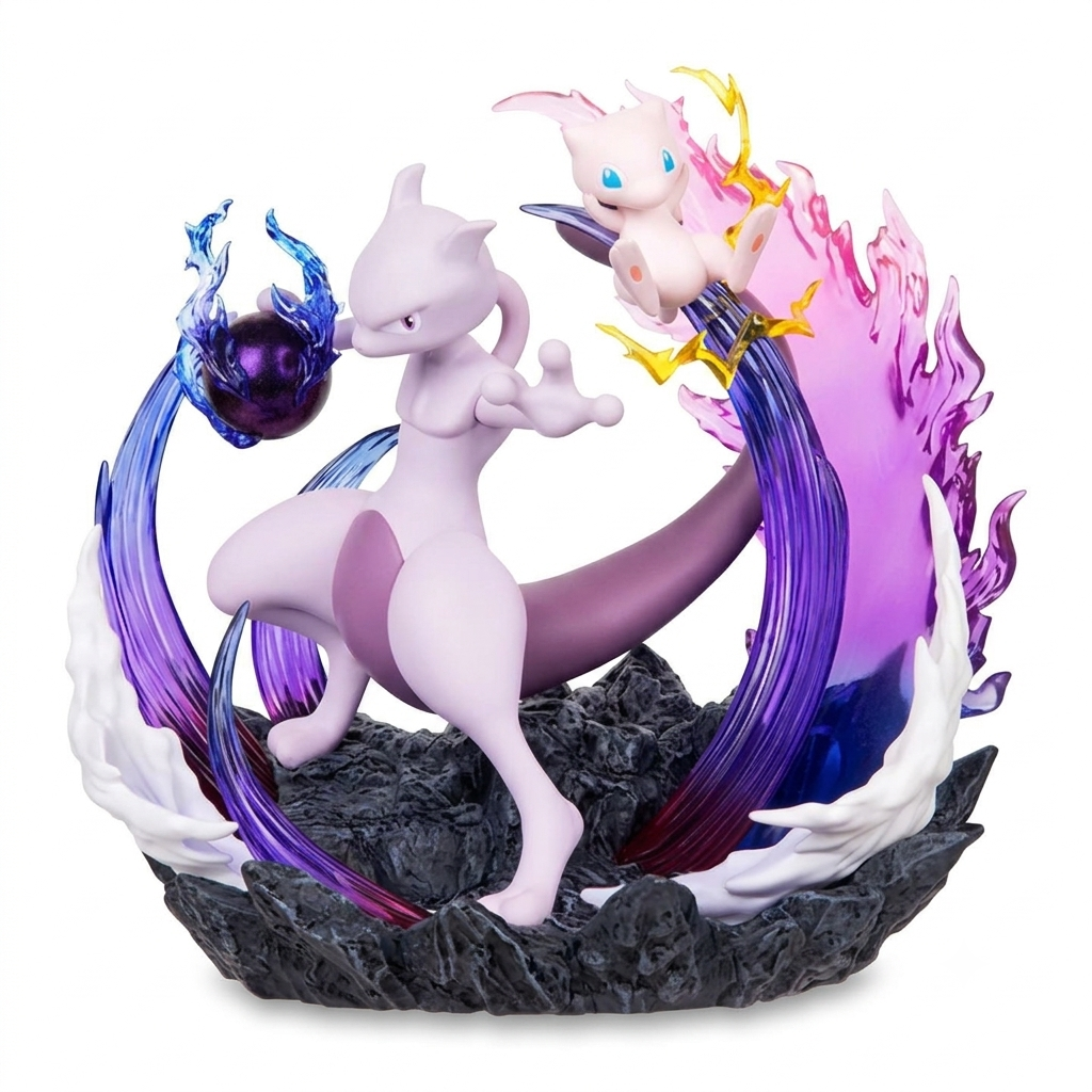 Mew and Mewtwo prime figure