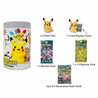 Pokémon TCG: Cheek-Nuzzling Plush Toy & Card Display Gift Set (Electric Plush Box)